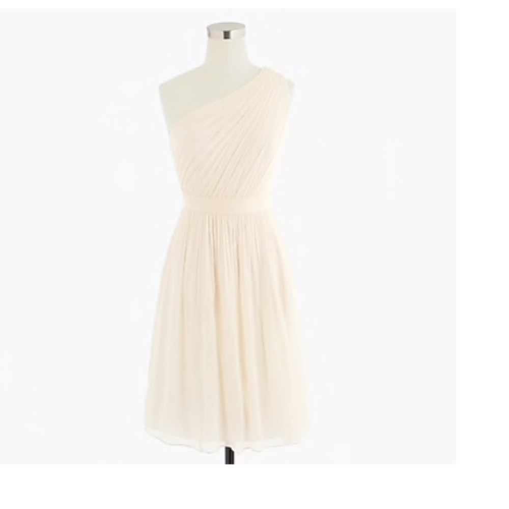 J.Crew Kylie dress in silk chiffon